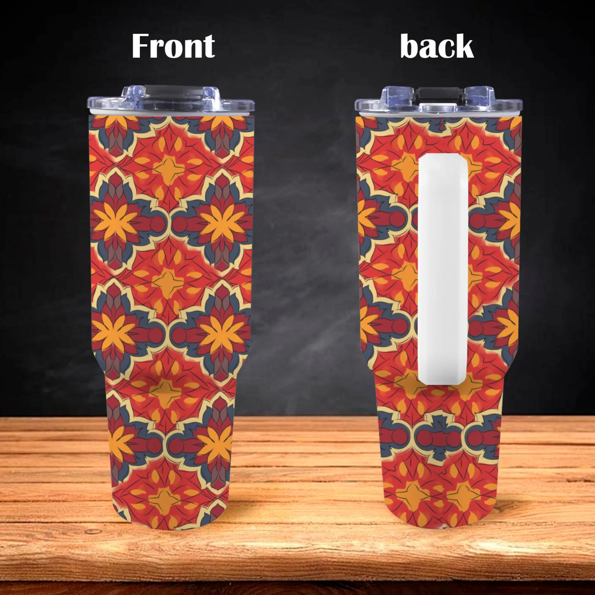 Spanish Sun 40oz Tumbler | Insulated Travel Cup | Perfect Gift for Her | Reusable & Stylish Drinkware