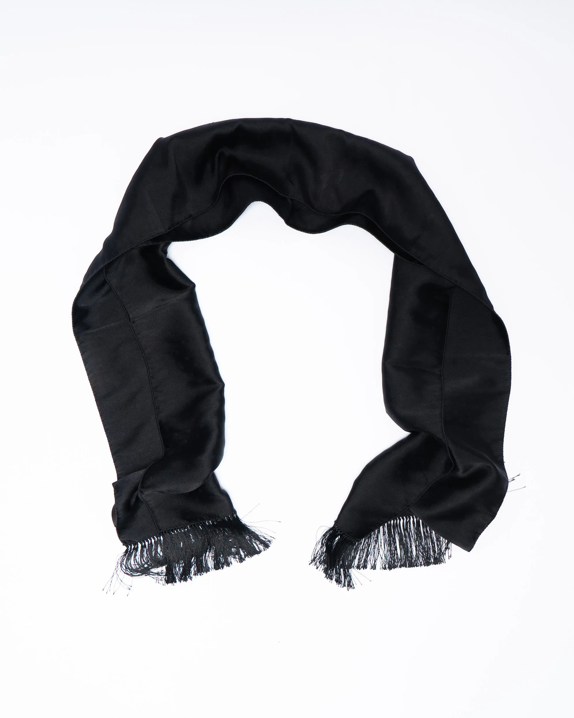 SS14 Silk Embroidered Polkadot Scarf