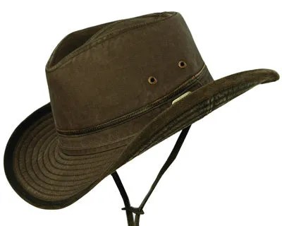 Stetson Corvin Brushed Cotton Twill Outback Hat