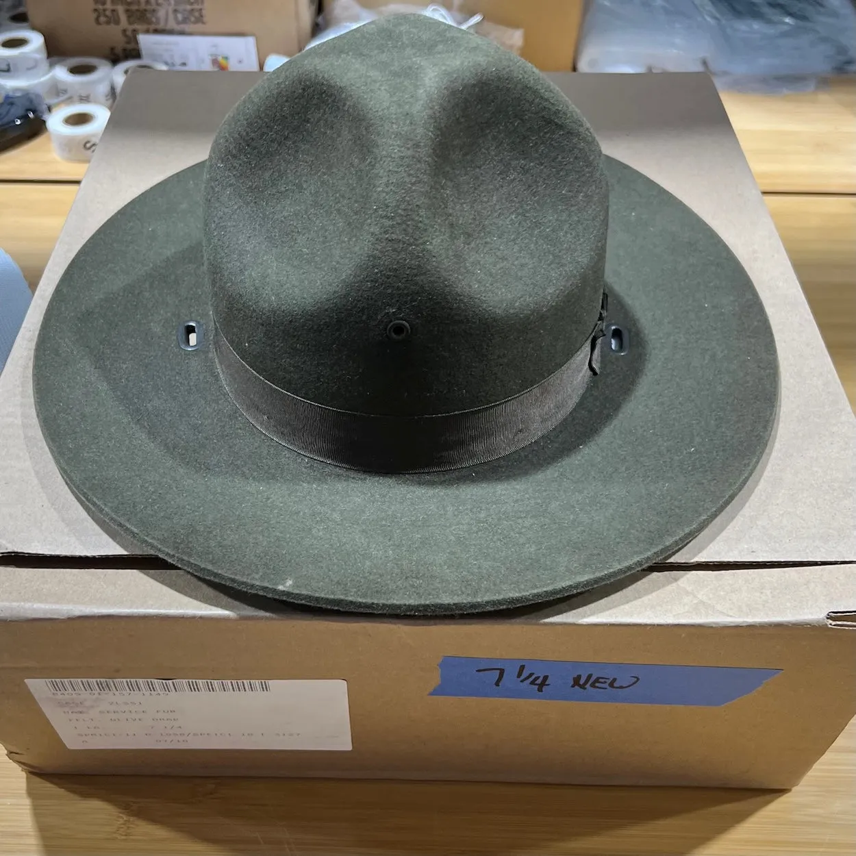 Stratton Campaign Style Felt Hat Instructor-Sergeant-Ranger Hat