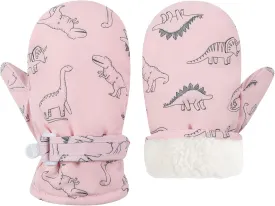 Toddler Mittens Lined Fleece Snow Gloves for Boys Girls Kids Winter Ski Gloves Baby Mittens