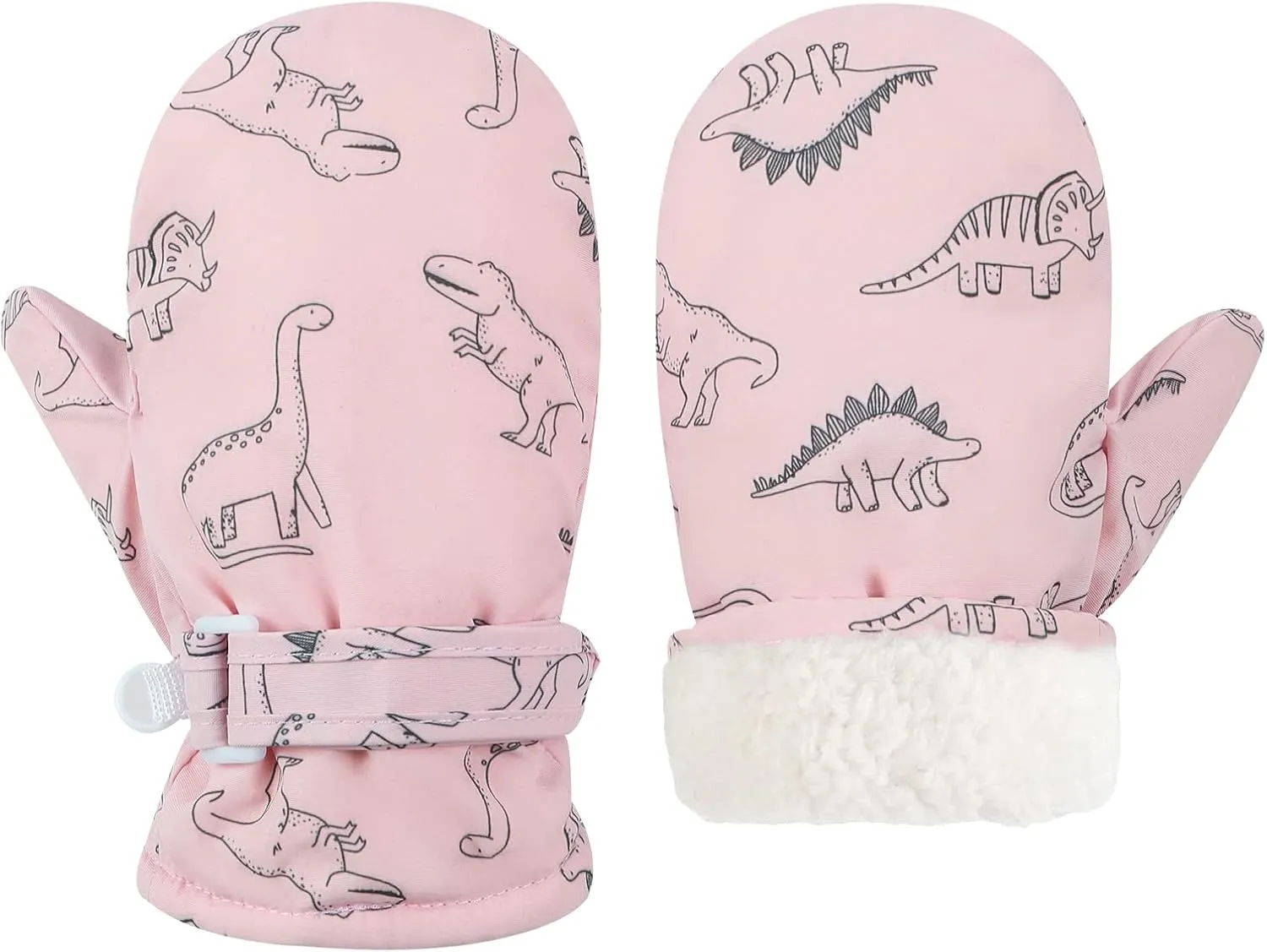 Toddler Mittens Lined Fleece Snow Gloves for Boys Girls Kids Winter Ski Gloves Baby Mittens