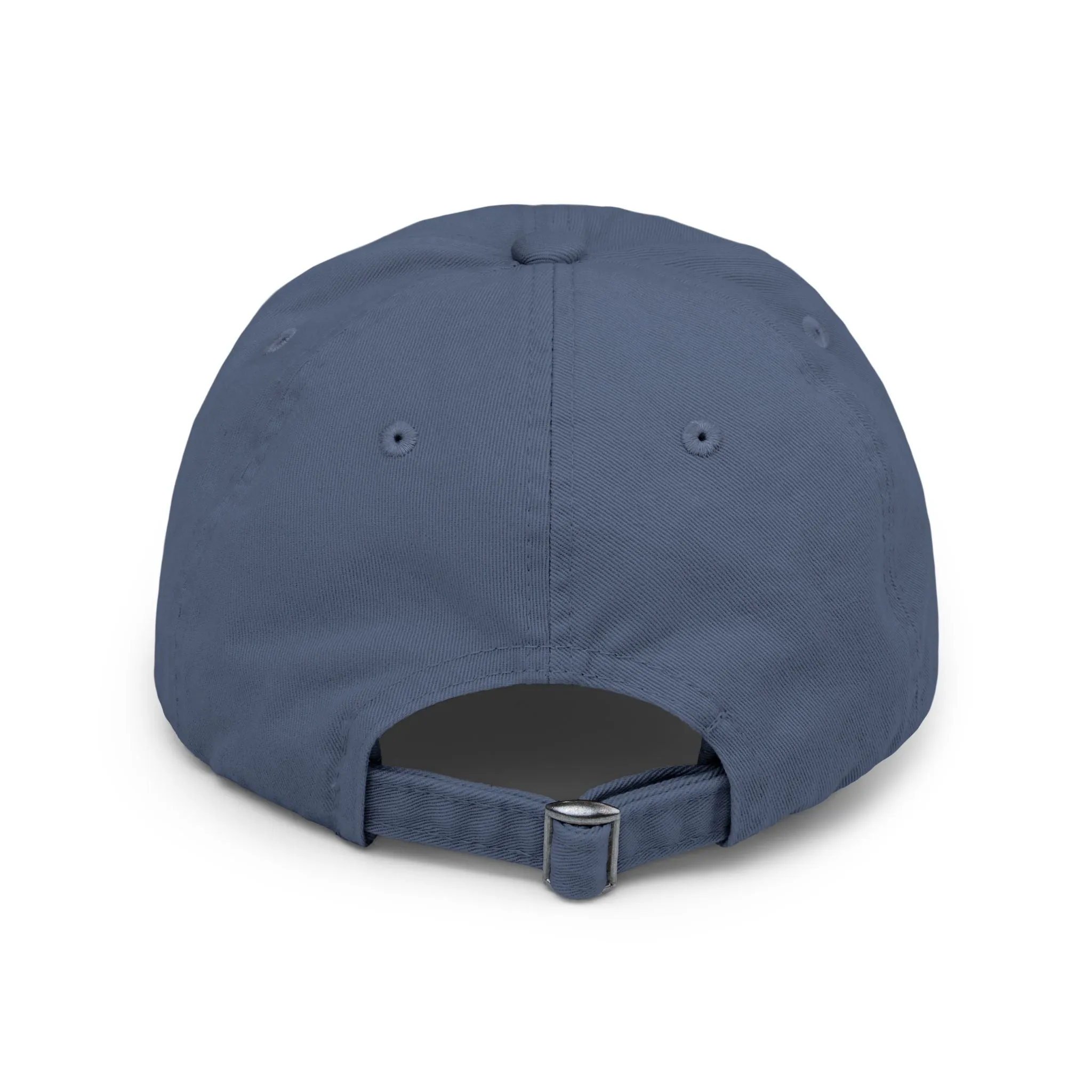 Unisex Distressed Cap - Vintage Inspired Black Hat for Casual Wear