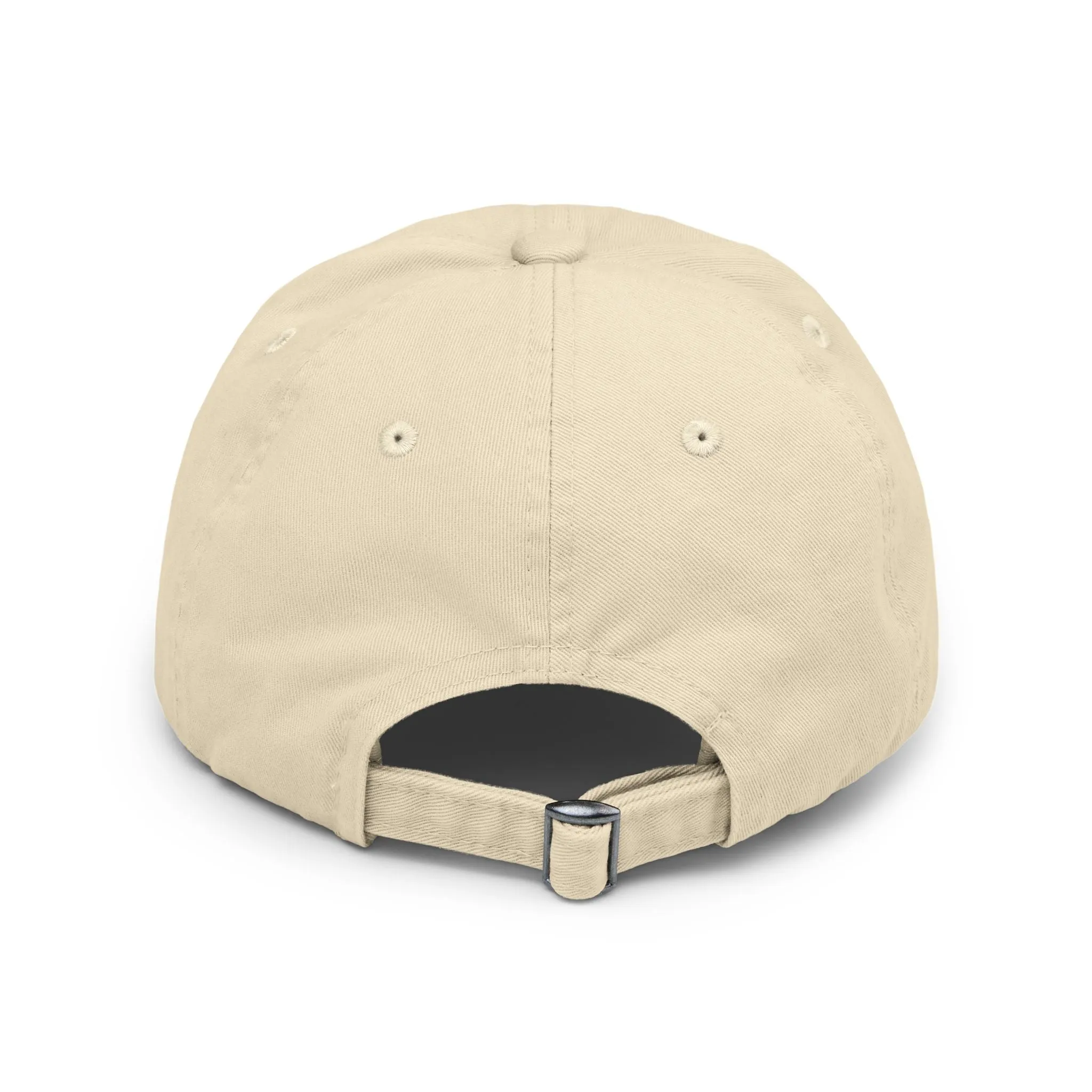 Unisex Distressed Cap - Vintage Inspired Black Hat for Casual Wear