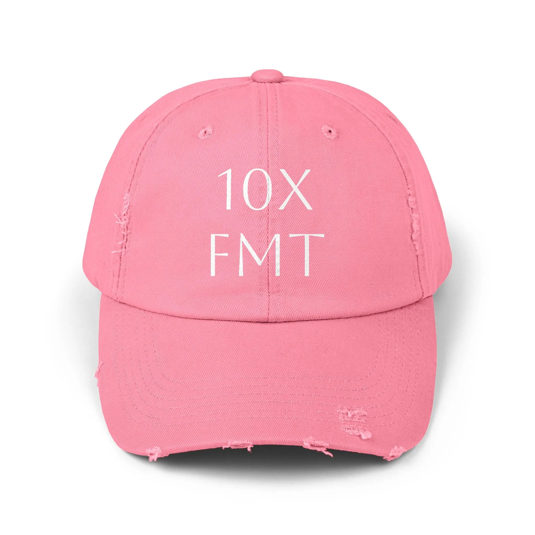 Unisex Distressed Cap - Vintage Inspired Black Hat for Casual Wear
