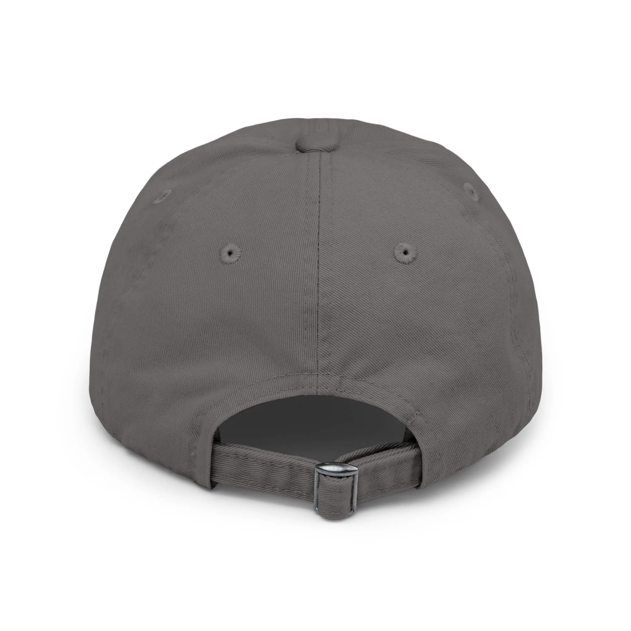 Unisex Distressed Cap - Vintage Inspired Black Hat for Casual Wear