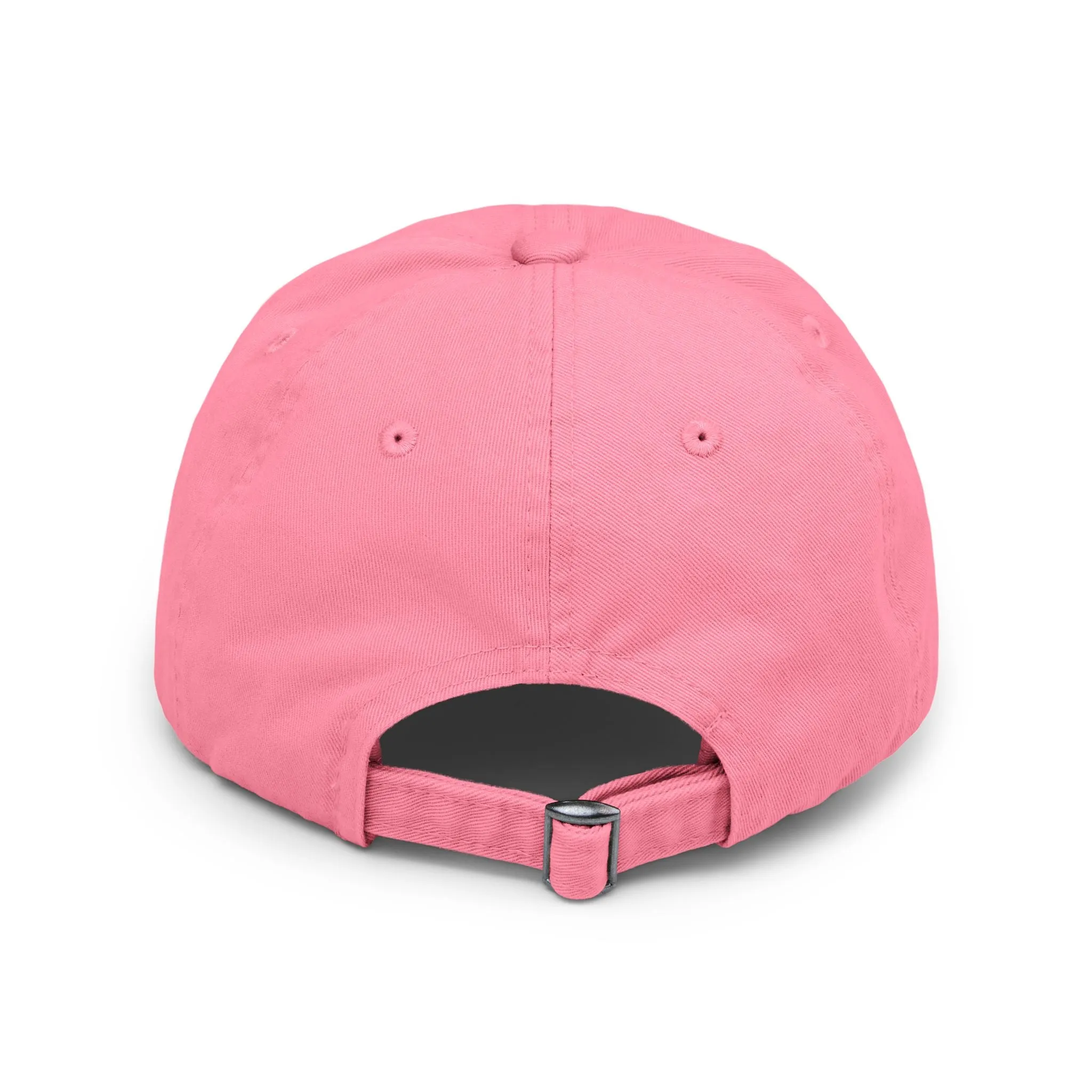 Unisex Distressed Cap - Vintage Inspired Black Hat for Casual Wear