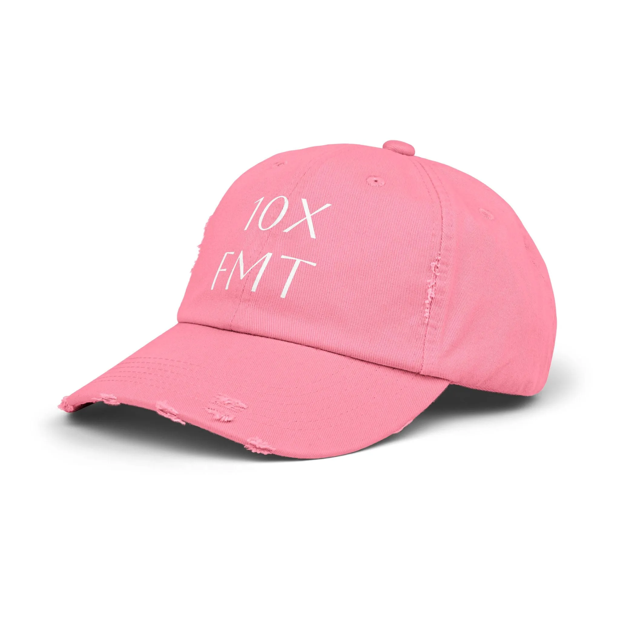 Unisex Distressed Cap - Vintage Inspired Black Hat for Casual Wear