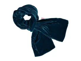 Velvet Scarf - Dark Turquoise